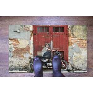 Tapis graffiti enfant sur vélo, Tapis Penang, Tapis graffiti, Tapis imprimé, Tapis en velours - Product Image 5