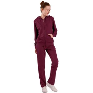 Algodón de alta calidad hecho a medida ropa deportiva mujeres chándal fabricante profesional precio bajo - Product Image 5