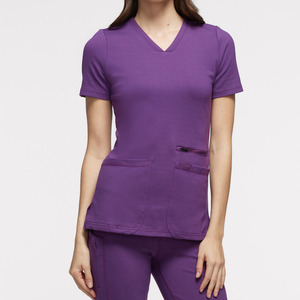 Tenues médicales de haute qualité pour hôpital, uniformes de médecin, uniformes d'infirmière pour femmes, uniformes médicaux à manches courtes, ensembles de pantalons de jogging avec logo - Product Image 2