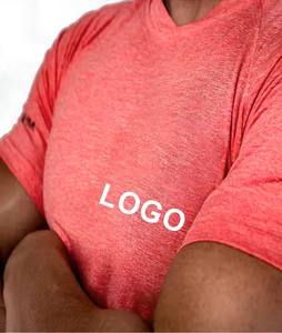 Camisetas de manga corta para hombre, todos los colores, 100% algodón, peso pesado, 400gsm, camiseta con logotipo personalizado, estilo ajustado, cuello redondo - Product Image 4