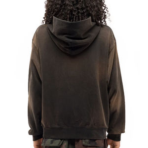 Custom Design Cotton Made Zipper Acid Wash Hoodies For <b>Men</b> Unique Style Breathable <b>Men</b> Zipper Hoodies In Best Material - Product Image 4