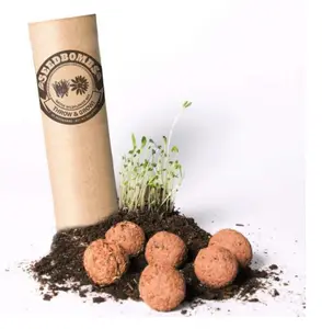 Organic Seed Balls Bombs Made of Clay hydrotons Lightweight Exclusive Aggregate Pebble Ball Fertilizer Wholesale Manufacturer