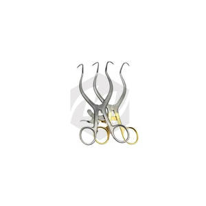 Retractores quirúrgicos de alta calidad, juego de 6 uds., cirugía Dental médica profesional de acero inoxidable, instrumentos médicos duraderos reutilizables - Product Image 6