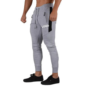 Venta al por mayor de pantalones unisex ligeros de algodón poliéster gimnasio Jogger Trendy Mid Flat Workout Fitness Sports Trackpants cintura elástica - Product Image 1