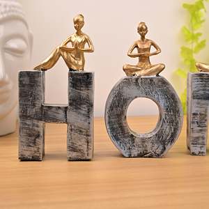 Tablero de Letras Elegante para Yoga en Casa, Diseño para Práctica de Yoga en el Hogar - Product Image 2