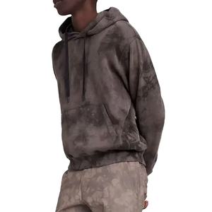 Sweat à capuche personnalisé pour hommes, poids lourd délavé à l'acide 100% coton, sweat-shirt unisexe décontracté de haute qualité brodé pour l'hiver 2026 - Product Image 2