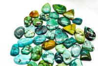 Cabochon de Turquoise tibétain naturel, carreaux de pierres précieuses de Turquoise en vrac, multicolore, Cabochon ample pour bijoux.