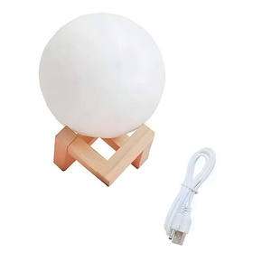 Lámpara Lunar LED 2700K, Luz Blanca Cálida Suave, Regulable, Decorativa para Interiores - Product Image 6