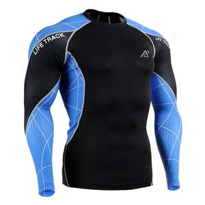 Protège-éruption BJJ sublimé sur mesure pour adultes chemise de Compression en polyester Spandex de haute qualité pour MMA formation protège-éruption - Product Image 3