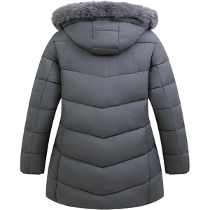 Modern Women's Winter Cropped Puffer Jacket Zipper Fabric Breathable Windproof Insulated Fashion-Forward Design Plain Dyed - Product Image 2