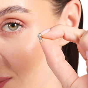 Dainty Infinity <b>Stud</b> <b>Earrings</b> in 925 Sterling <b>Silver</b> Symbolic CZ Design Representing Eternal Love Elegant Gift for Everyday Wear - Product Image 2