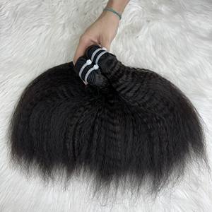 Máquina de extensiones de cabello liso rizado para bebés, doble trama, varios colores, texturas, venta al por mayor, cabello virgen vietnamita 100% - Product Image 4