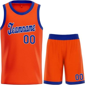 Tenue de basketball prête pour le jeu, broderie personnalisée, maillot et short en polyester, séchage rapide, respirant, antibactérien, équipe personnalisée - Product Image 1