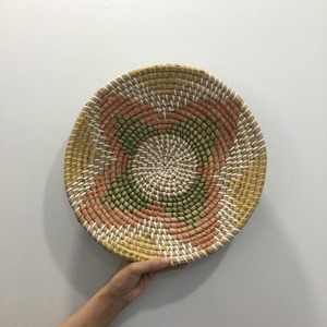 Plaque suspendue en jonc de mer tressé à la main, artisanat vietnamien, décoration murale écologique naturelle style bohème pour l'exportation 2025 - Product Image 6