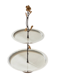 Fancy Decorative 3 Tier <b>Cupcake</b> <b>Stand</b> Spider Design Decorative Gold Platted Handicraft Metal Casting <b>Cupcake</b> <b>Stand</b> - Product Image 3