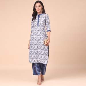 ชุด kurti หรือ pent นักออกแบบระดับพรีเมียมใหม่ - Product Image 3