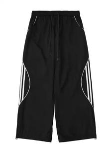 QUICKSHOW coupe-vent Nylon Streetwear pantalon nouveau Vintage piste Sport droit Baggy Parachute pantalon pantalon - Product Image 4