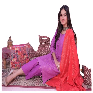 JACQUARD BROSHIA 3 piezas señoras algodón Khaddar trajes hermoso elegante vestido paquistaní para adultos Cool Collection Bin Hameed - Product Image 1