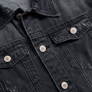 Chaqueta vaquera con cuello levantado personalizada, estilo callejero duradero, lona ligera, 100% algodón, ropa informal de invierno, Pakistán - Product Image 4