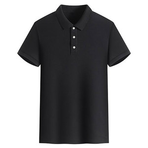 Polos de algodón de alta calidad con logotipo transpirable personalizado para hombre, camisetas Polo de algodón 100% de manga corta antiarrugas para hombre - Product Image 1