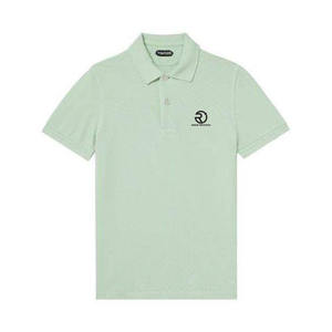 T-shirt polo 100% coton de haute qualité pour hommes col rond Style décontracté avec logo vêtements pour hommes imprimés imprimables - Product Image 1