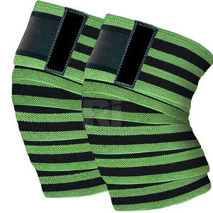 New Arrival Gym Fitness <b>Compression</b> Weightlifting <b>Knee</b> Wraps Lightweight Durable Adjustable Gym <b>Knee</b> Wrap - Product Image 2