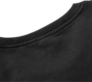 Joggers skinny noirs de créateur, bas de survêtement en polaire thermique pakistanais 100% coton pour femmes, crop court d'hiver, femmes noires - Product Image 5