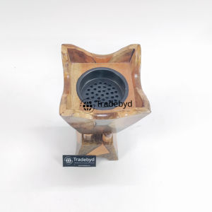Quemador de Incienso de Resina y Madera Artesanal, Hermoso Difusor de Fragancias para Hogares y Boutiques Tradebyd - Product Image 5