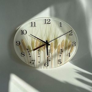 Modern Resin Mechanical Silent Sweep Needle Wall <b>Clock</b> Handmade Artistic Timepiece Unique Wall Hanging for Living Room Bedroom - Product Image 6