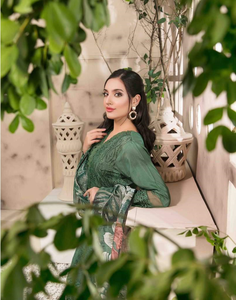 Vestido Shalwar Kameez de Alta Calidad, Elegante, de Algodón y Seda, de Manga Larga, Estilo Dubái, Indio-Pakistaní, para Mujeres Musulmanas Pakistaníes - Product Image 4