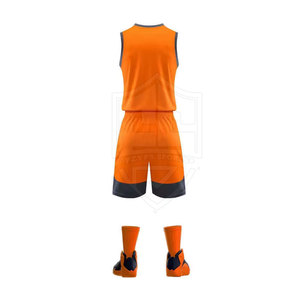 High Quality Custom Color Basketball Uniform Kit for Adults Factory Manufactured Sports Wear Printed Sets - Product Image 3
