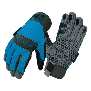 Guantes de seguridad de cuero sintético, resistentes a impactos, mecánicos, Industrial, agarre firme, de mano, con impresión de silicona - Product Image 6