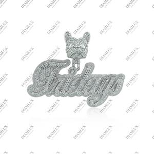 Collar con Colgante Personalizado Premium Fridays Drip, Joyería de Moda con Incrustaciones de Piedras, al Mejor Precio - Product Image 4