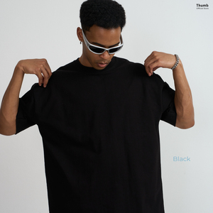 T-shirt oversize à épaules dénudées en jersey épais style streetwear - Product Image 4