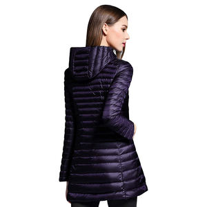 Chaqueta acolchada de invierno para mujer con logotipo personalizado tejido transpirable resistente al agua, tela suave elegante ecológica, recién llegado - Product Image 4