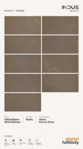 Azulejos de cerámica vitrificada de cuerpo completo de diamante rombo 48mm diseño creativo para decoración de suelo de pared Exterior Interior al aire libre - Product Image 4