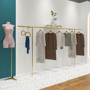 Vente en gros de présentoirs à vêtements pour tuyaux, porte-vêtements pour femmes, porte-vêtements mural - Product Image 2