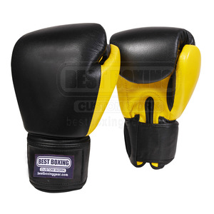 ถุงมือชกมวยถุงมือหนังดีไซน์ใหม่ - Product Image 1