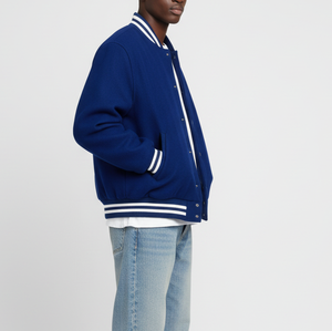 Chaqueta Varsity de Lona para Hombre, Personalizada con Letras de Béisbol, Holgada, Impermeable para Invierno, de Alta Demanda, Alta Calidad y Estilo Urbano - Product Image 2