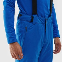 Ademend geïsoleerde Cordura softshell ski- en snowboardbroek, winddicht, waterdicht, winter, buitensport, ritsvliegsluiting