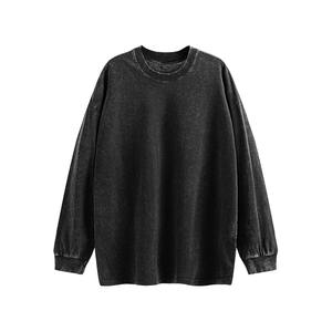 เสื้อกันหนาวมีฮู้ดทรงหลวมสำหรับผู้ชาย, เสื้อสเวตเชิ้ตมีฮู้ดแขนยาวน้ำหนักปานกลางซิปเต็มกระเป๋าคุณภาพสูง - Product Image 1