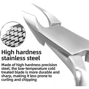 Cortacutículas Extremadamente Afilado, de Acero Inoxidable de Lujo, 2 en 1, Kit Profesional de Manicura y Pedicura, en Caja - Product Image 3