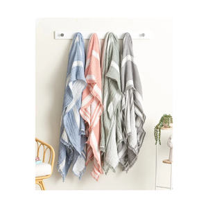 Manta de Salón de Chenilla Acrílica con Borlas, Textura Acanalada, 70x90 Pulgadas, Sensación Acogedora, Ideal para Decoración Invernal Premium, Disponible en Stock - Product Image 3