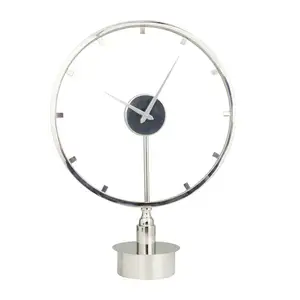 Horloge de table de style moderne conçue avec l'essence de la sophistication intemporelle pour un goût classique raffiné de luxe discret