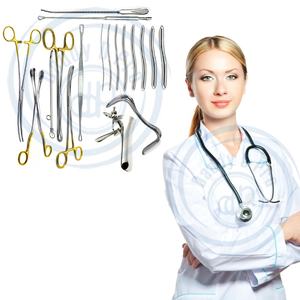 DADDY D PRO Kit d'instruments médicaux D & C/Ensemble d'instruments DNC/Ensemble de dilatation et de curetage en gynécologie Instruments de gynécologie CE - Product Image 1