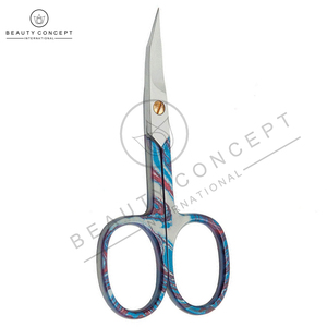 Tijeras para Cutículas de Acero Inoxidable Curvadas para Diestros, Duraderas, con Punta de Cuchilla Afilada o Redonda, Opción de Logotipo Personalizado para Manicura/Pedicura - Product Image 2