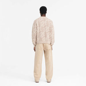 Baggy Denim Pants for Men Relaxed Wide Leg Comfortable Durable <b>Rock</b> Dirt Cashmere Stylish Casual Everyday Wear OEM Service - Product Image 3