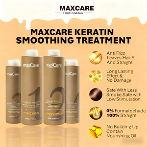 Traitement lissant à la nano-kératine Maxcare, <span class=keywords><strong>lissage</strong></span> et <span class=keywords><strong>lissage</strong></span> à la kératine brésilienne pour <span class=keywords><strong>cheveux</strong></span> <span class=keywords><strong>bouclés</strong></span>, sans formaldéhyde - Product Image 3