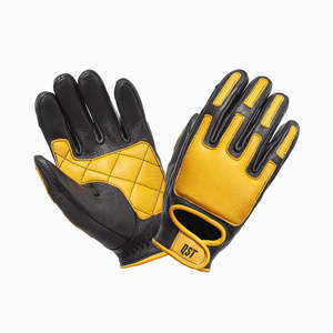 Gants de moto respirants antidérapants fabriqués en usine, isolation thermique, adhérence optimale, doigts entiers, cuir de haute qualité - Product Image 2