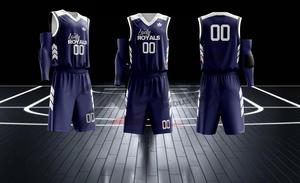 High Quality Custom Reversible <b>Basketball</b> Uniforms Quick-Dry Breathable Sports <b>Clothing</b> Printed with Sublimation Technology - Product Image 3